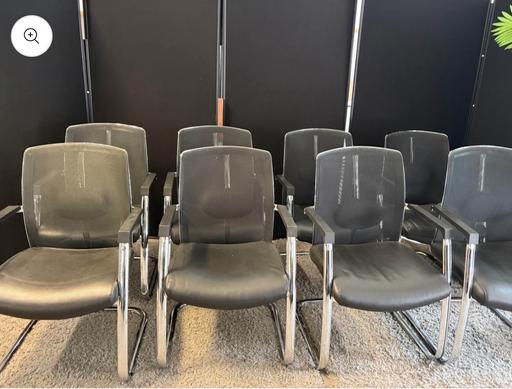  — leather meeting chairs with mesh back