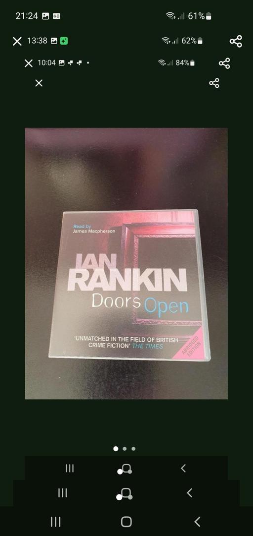  — Ian rankin audiobook cds