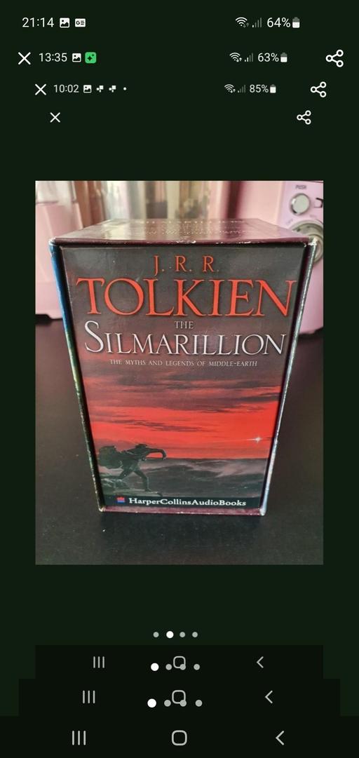  — Tolkien the Silmarillions audiobook tapes set