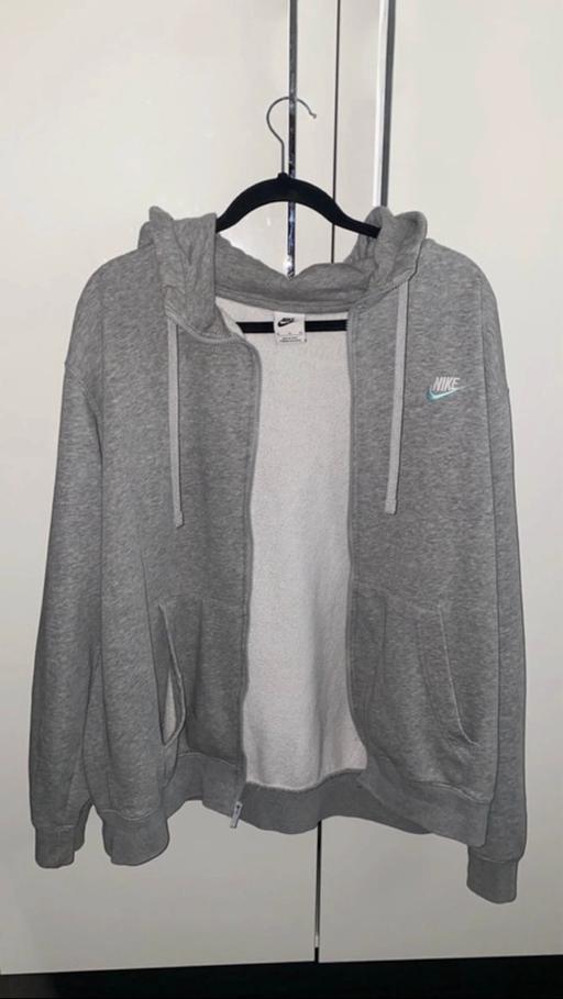  — Nike grey zip up hoodie