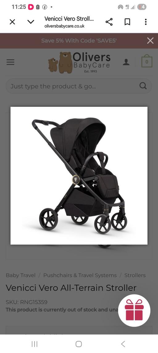  — venicci vero stroller