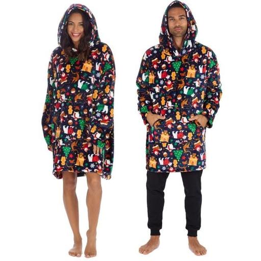  — Christmas Oversized Blanket Hoodie