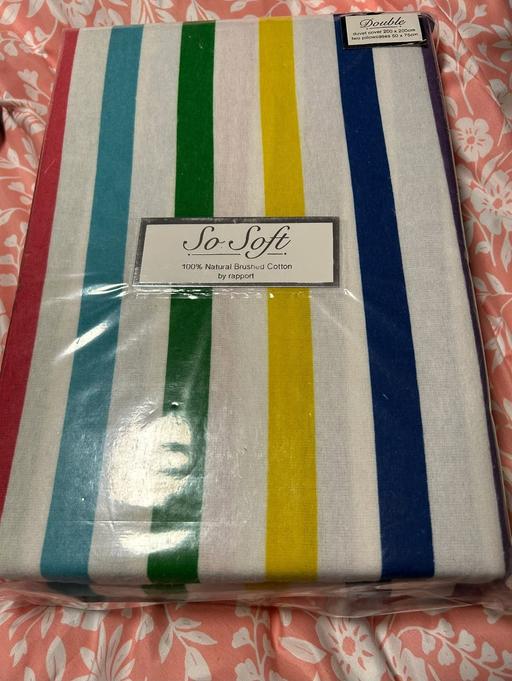  — Candy Stripe Duvet Set