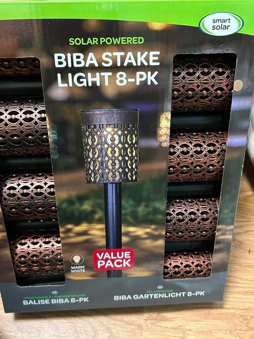  — SET OF 8 BIBA STAKE LIGHTS