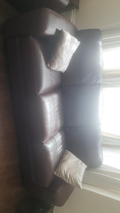  — Dark Brown Sofa