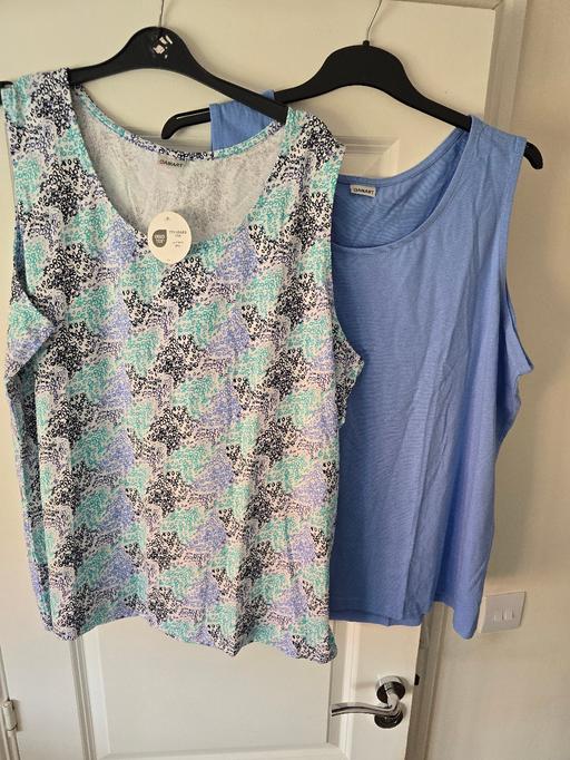  — Damart sleeveless tops - 26/28 bnwt