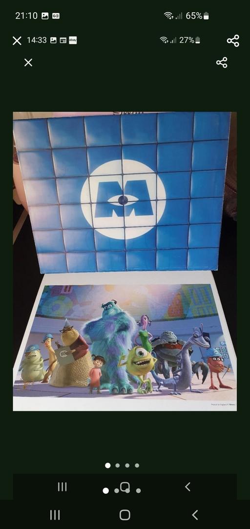  — Disney lithograph picture monsters inc