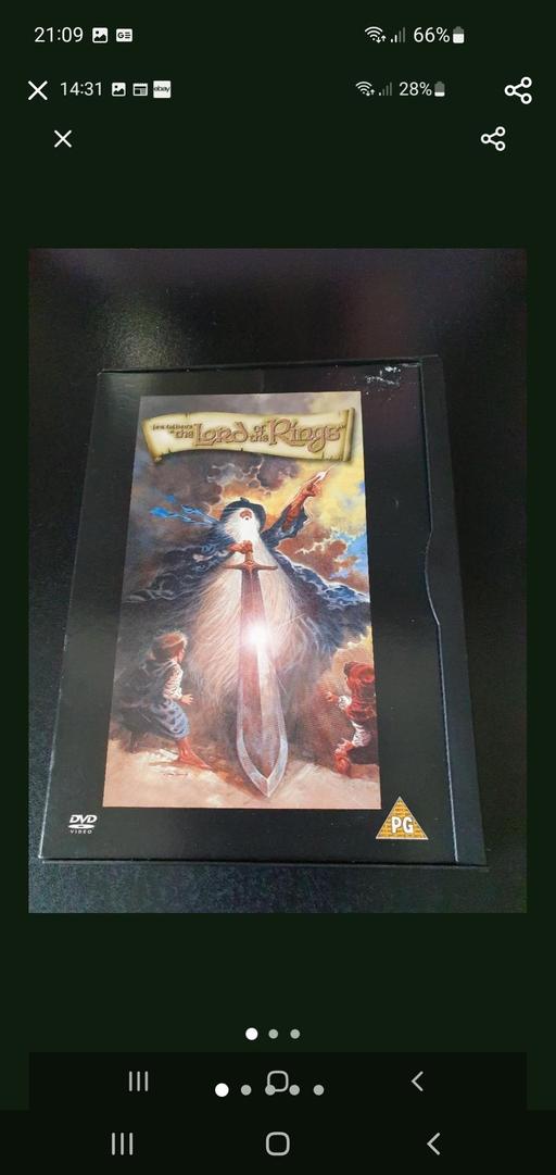  — lord of the rings animated dvd
