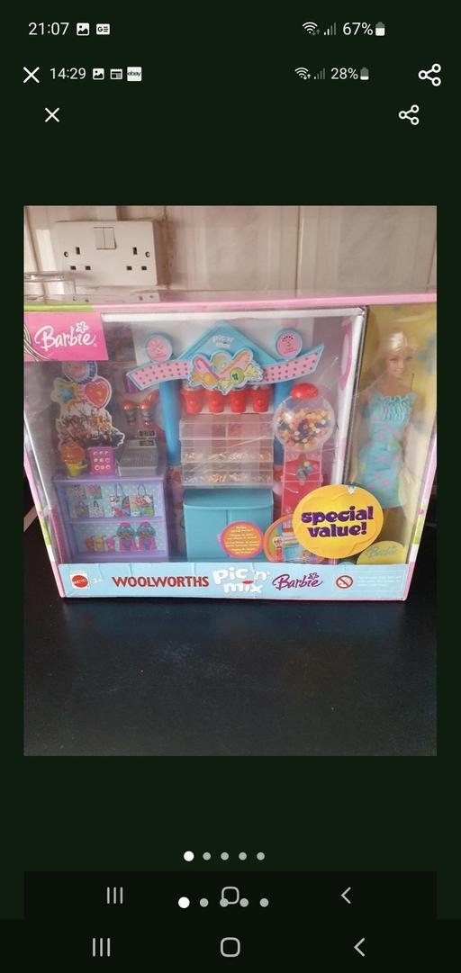  — vintage barbie playset woolworths store NEW