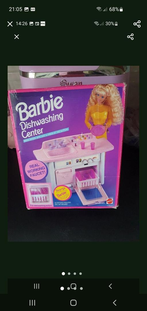  — vintage barbie dishwashing Centre