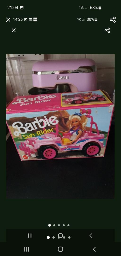  — vintage barbie sunrider buggy/car NEW