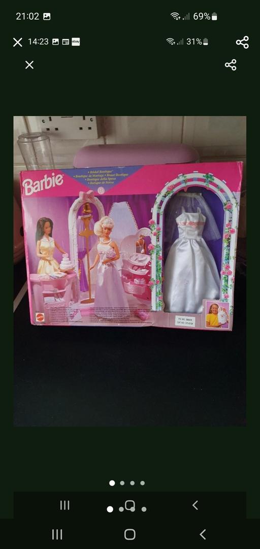  — vintage barbie bridal boutique playset NEW