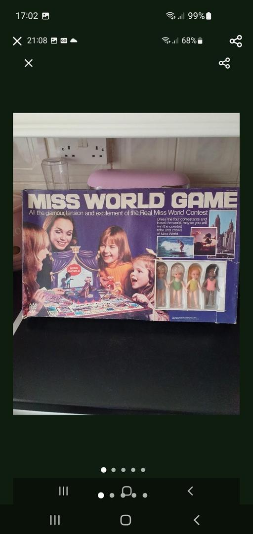  — vintage miss world game 1972