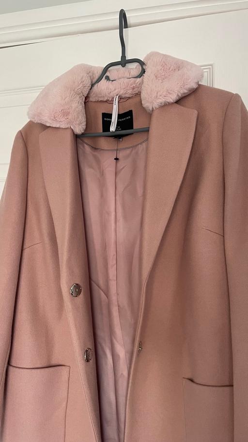  — Dorothy Perkins Blush pink Faux Fur coat