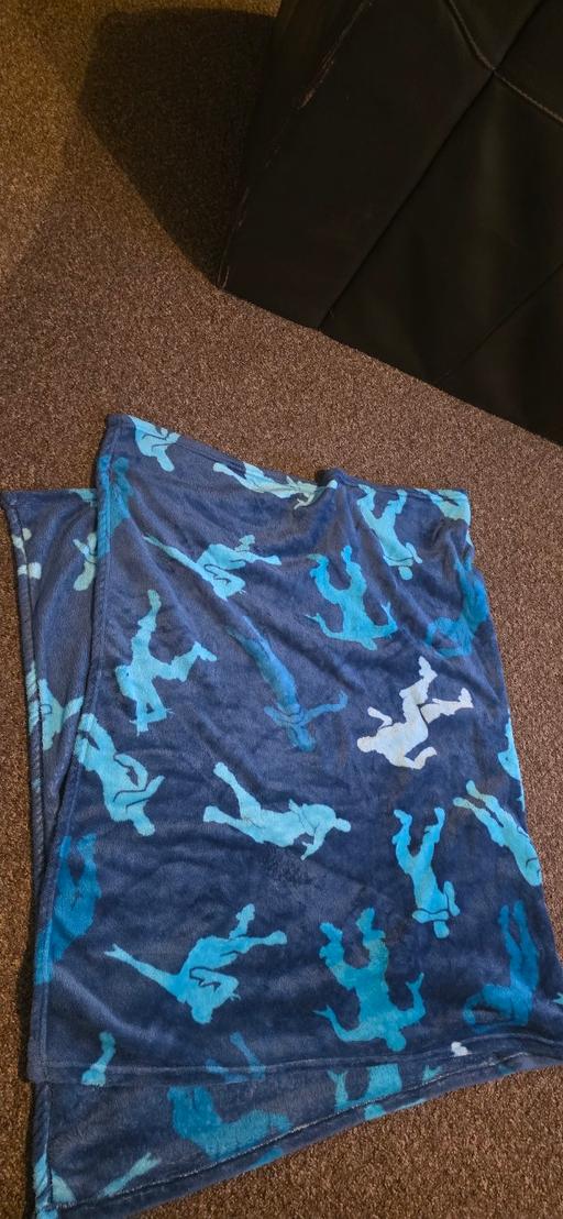  — VGC Boys Kids Blue Fortnite Fleece Blanket
