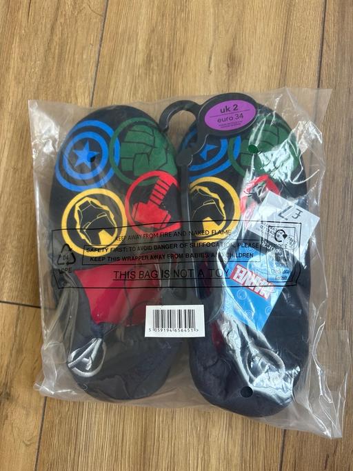  — Marvel slippers (few sizes)