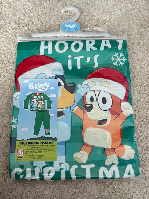  — Bluey Christmas pjs (few sizes available)
