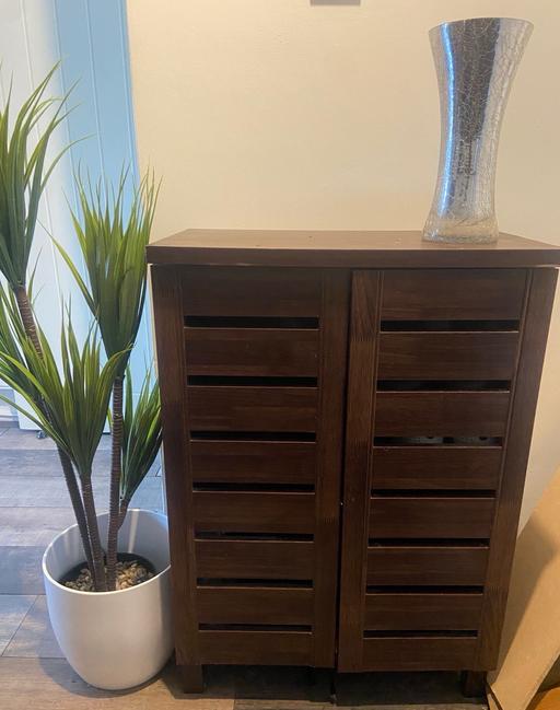  — Home Slatted Shoe Cupboard / Shoe Cabinet