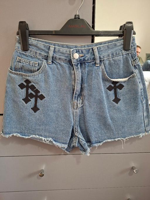  — women's denim shorts
