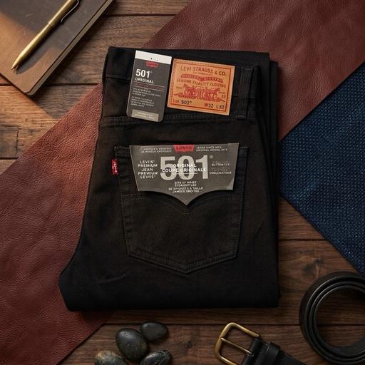  — Levi’s 501 Straight Fit Men’s Jeans Black W32