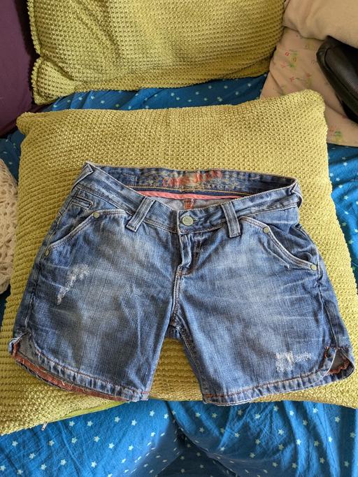  — Cross Jeans Blue Denim Shorts Size 25