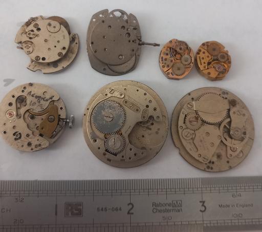  — Vintage Watch Movements Lot x7