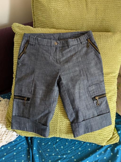  — Blue Denim Cargo Shorts