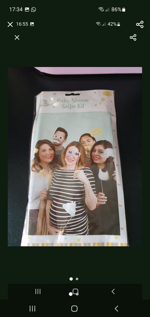 — baby shower selfie kit NEW