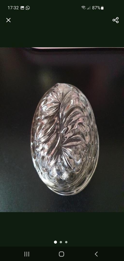  — vintage glass jelly mould