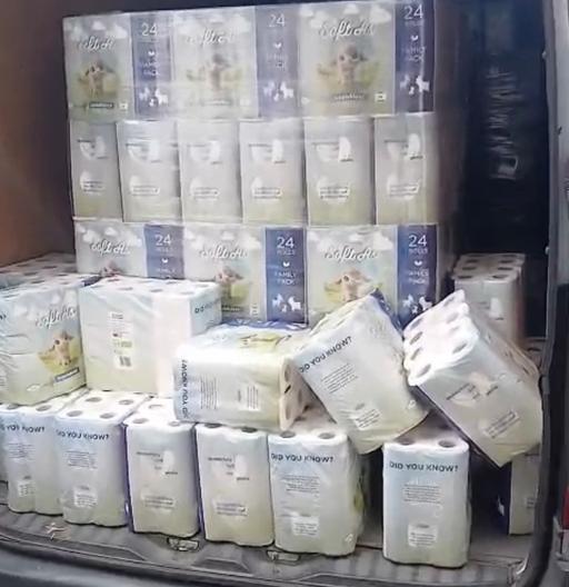  — New packs of 24 toilet roll   £8 each