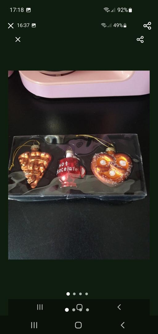  — Christmas tree decorations set x 3 NEW