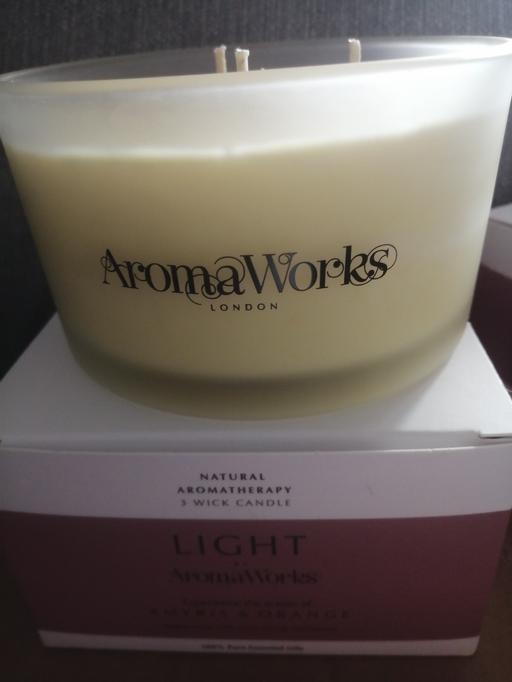  — New 400G Aromaworks 3 wick candle