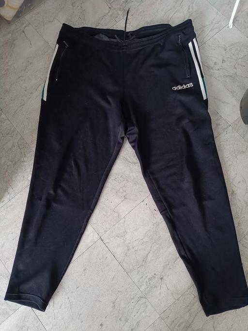  — Adidas Men's Black Tracksuit Bottoms / Jogger