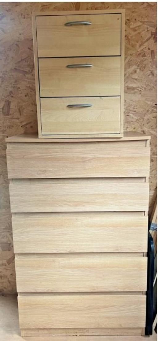  — 3-Piece Bedroom Furniture Set - Light Pine