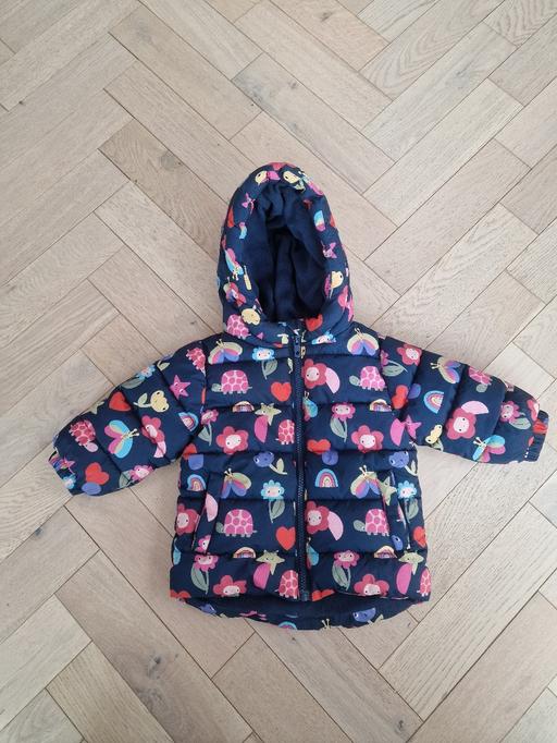  — multicoloured girls coat Next 9-12 months