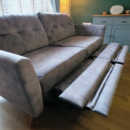  — French Connection 3‑Seater Recliner Sofa