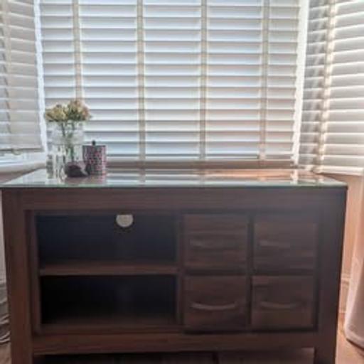  — Beautiful Solid Walnut TV Unit