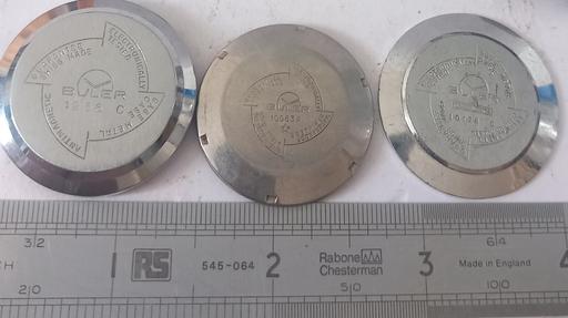  — Lot of 3 Vintage Buler Watch Casebacks