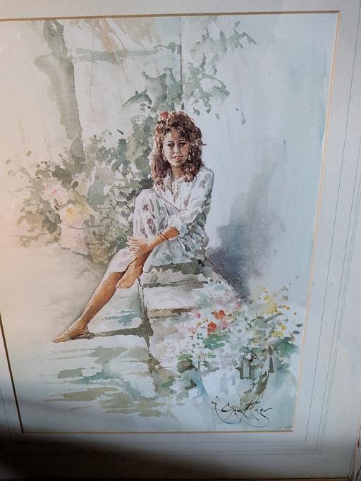  — Framed Watercolour Print– Good condition