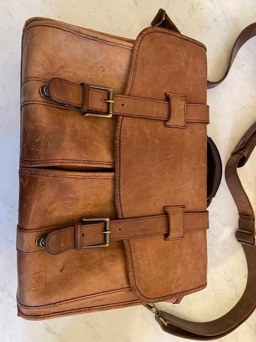  — Authentic Allen Edmonds leather briefcase