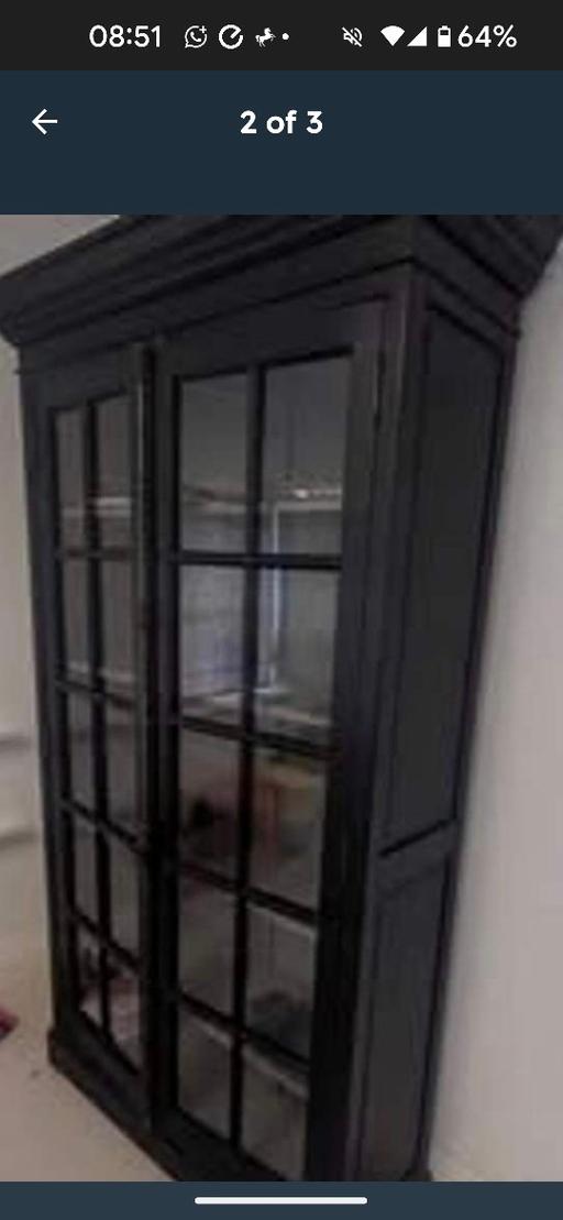  — glaas cabinet good condition only collection