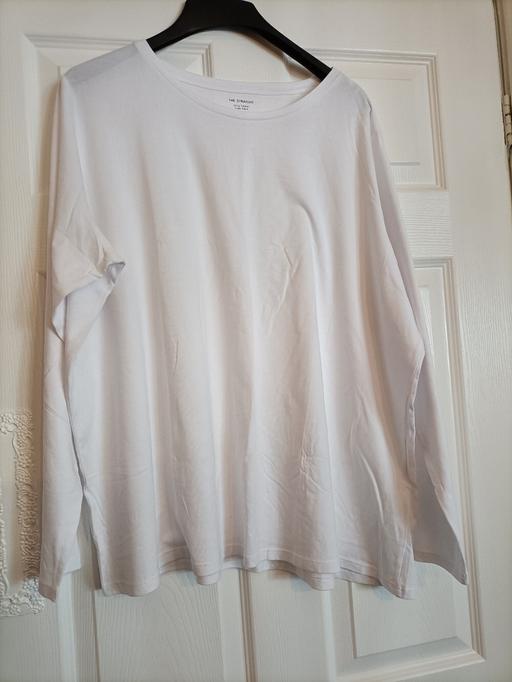  — white leather long sleeved