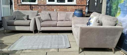  — Mink Velvet Libby DFS Sofas..2+2+1