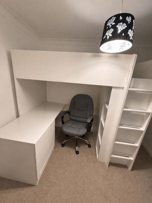  — IKEA loft bed with desk