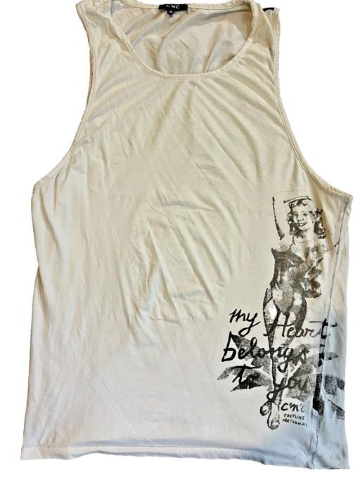  — CNC Costume National Vest - White, Large