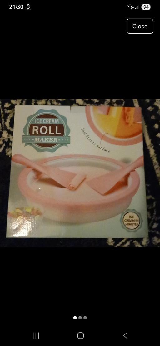  — Rolling ice cream roll maker