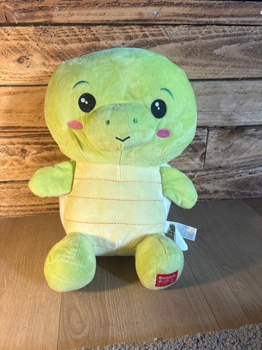  — Green turtle plush