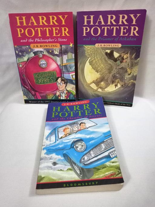  — HARRY POTTER 1ST EDITION PAPERBACKS.