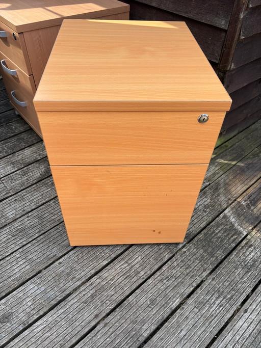  — Beech office work two drawer unit