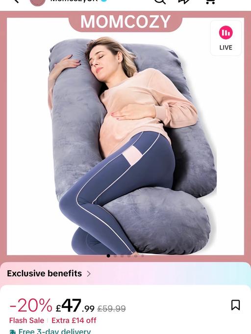  — mcozy Pregnancy Pillows for sleeping